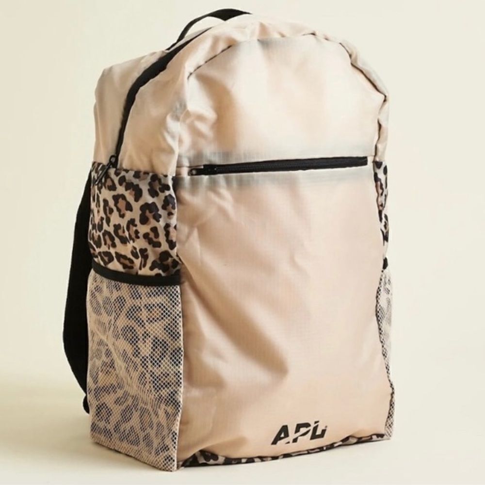 APL Lightweight Cream Brown Black Packable Backpack